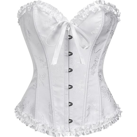 Corset Tops, Bustier Shapewear, White - Picture 1 of 5